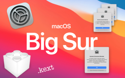 Réparer les extensions système de votre Mac après la mise à jours vers MacOS Big Sur
